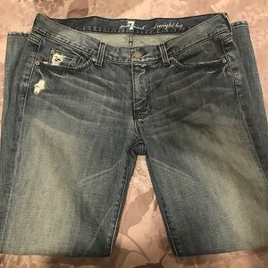 7 for All Mankind Faded Denim