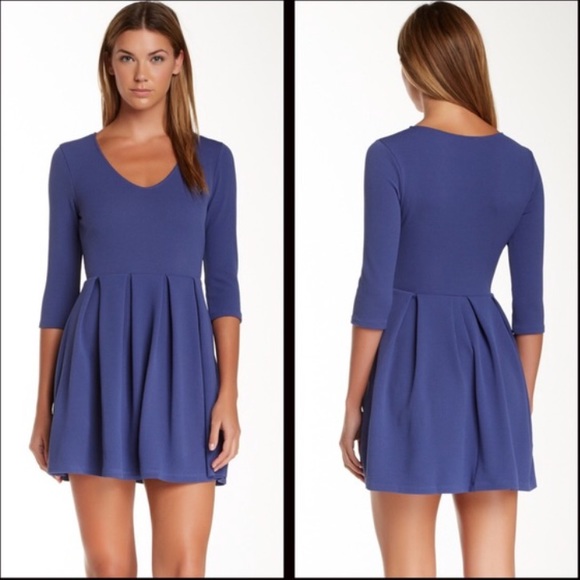 Lush Dresses & Skirts - LUSH Cobalt Blue Skater Dress