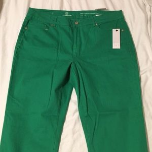 Liz Claiborne Ideal Green Stretch Jeans
