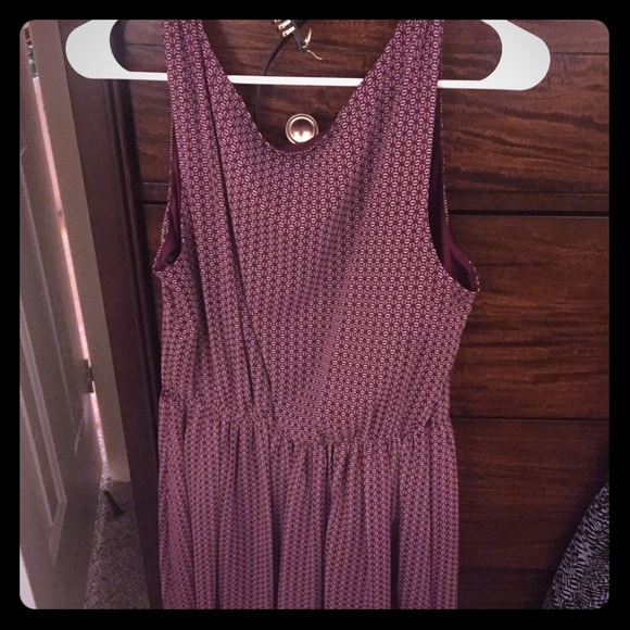Xl dress red and white print