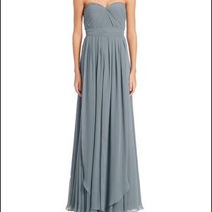 Grey Strapless Dress