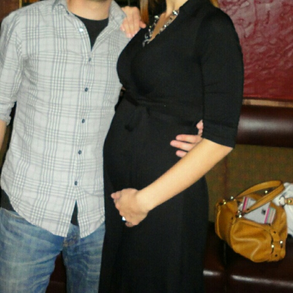 Black Maternity Dress
