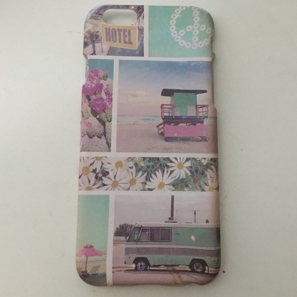 NWOT iPhone 6 case vintage beach and daisy