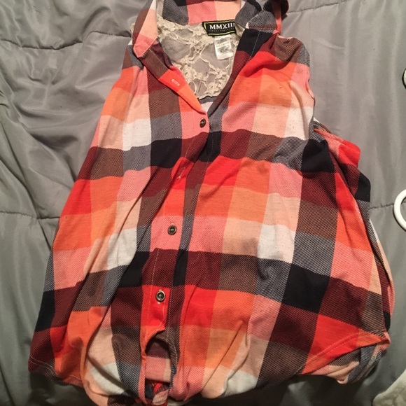 Plaid vest shirt - Picture 1 of 3