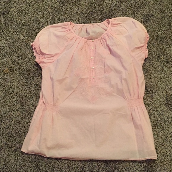 Freebies top button pink
