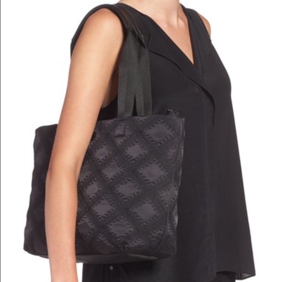 ❌SOLD❌TORY BURCH FLAME-QUILT SMALL TOTE