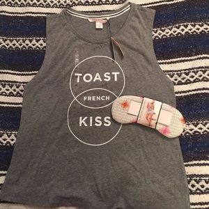 Victoria's Secret Shirt with Sleep Mask