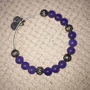 Purple beaded Alex and Ani