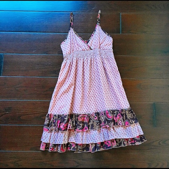 Boho, Floral, Printed Dress - Picture 2 of 3