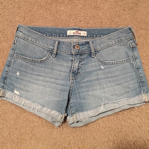Hollister blue jean shorts - Picture 1 of 3