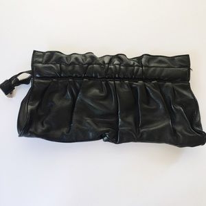 Express Black Clutch