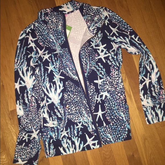 Brand new full zip Lilly sweatshirt