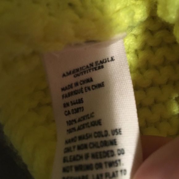 bright yellow beanie - Picture 2 of 2