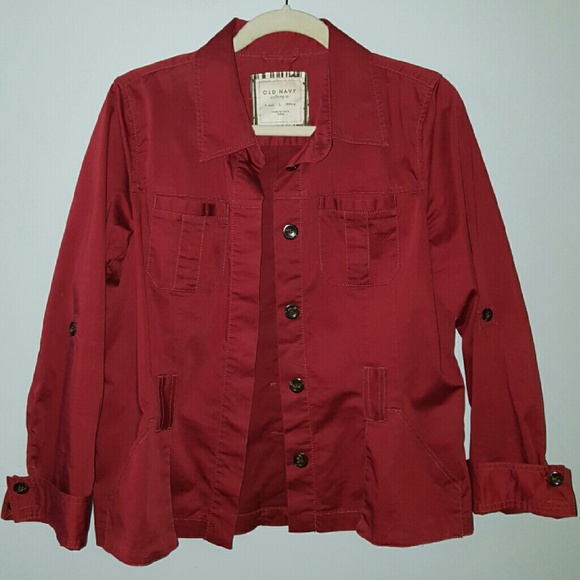 Old Navy Red Jacket  -  Size L