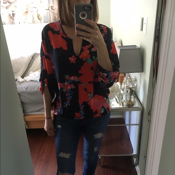 Floral blouse