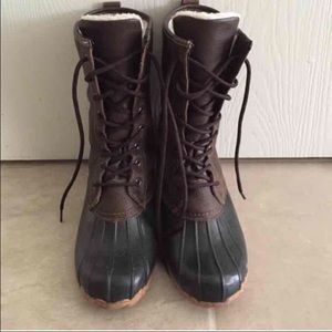 Duck boots bean boots