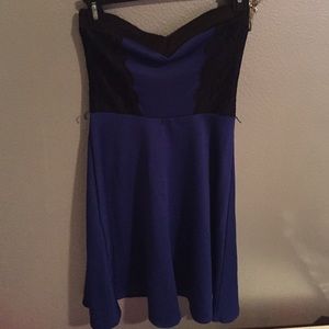 Strapless Sweetheart Dress with Lace