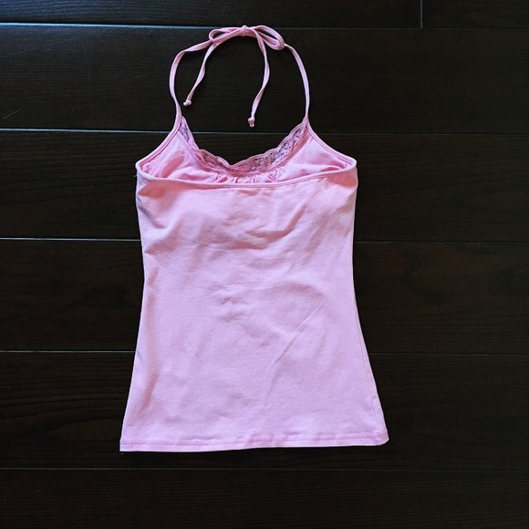 Lace trimmed halter top - Picture 3 of 3