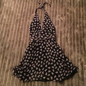 Shoshanna silk fully lined Halter Dress.