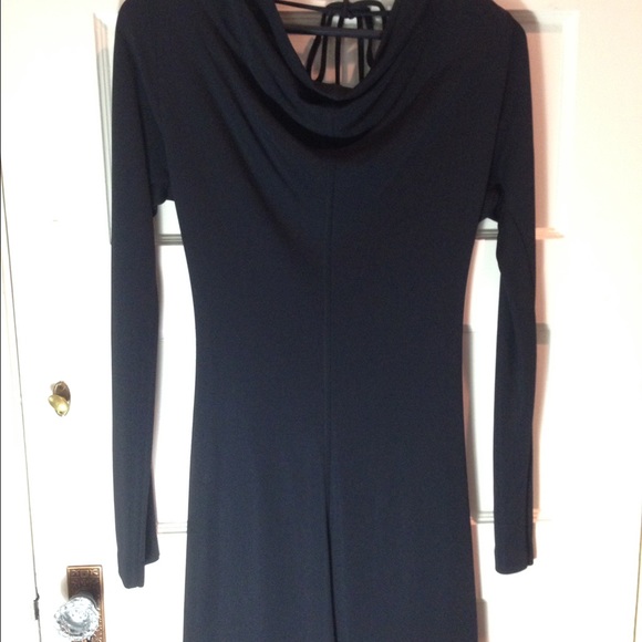 Anteprima black backless dress