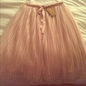 Taupe Midi Toole Skirt from Francesca's- NWT