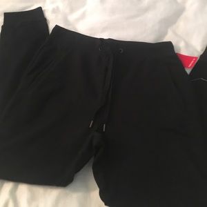 Black jogger sweatpants