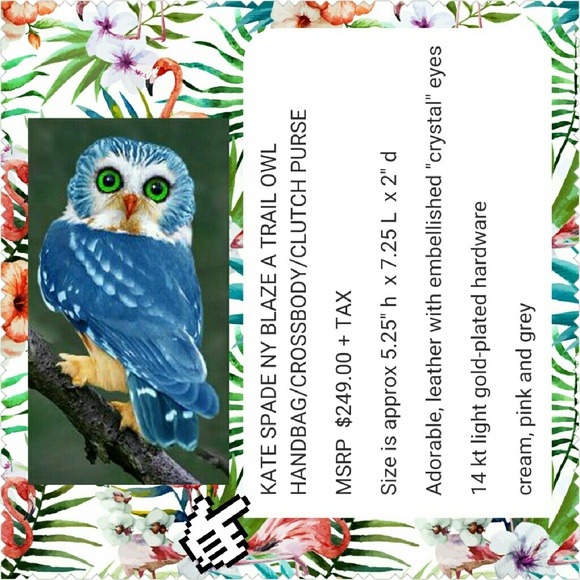 Kate Spade NY Blaze & Trail Owl Crossbody/Clutch - Picture 4 of 8