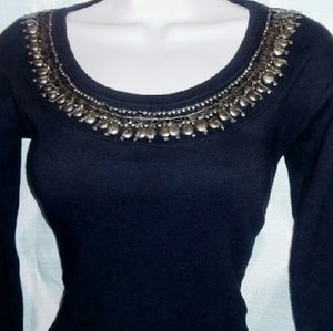 Gordon & James L/S embellished rockabilly top