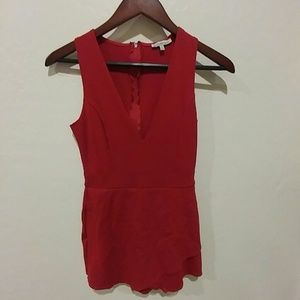 Red charlotte russe dress