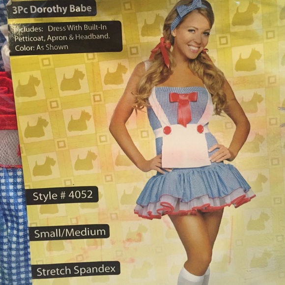 Halloween Costume 3pc Dorothy Babe - Picture 2 of 3
