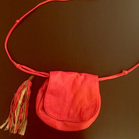 Little orange purse