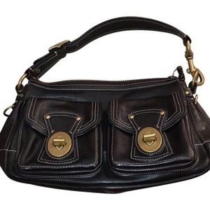 Coach leather shoulder bag