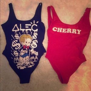 ✨Forever21 one piece bathing suit/body suit✨