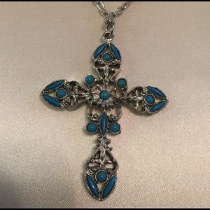 Vintage cross necklace