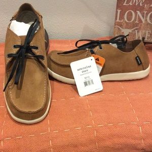 Suede men's Crocs never worn dockside the styling