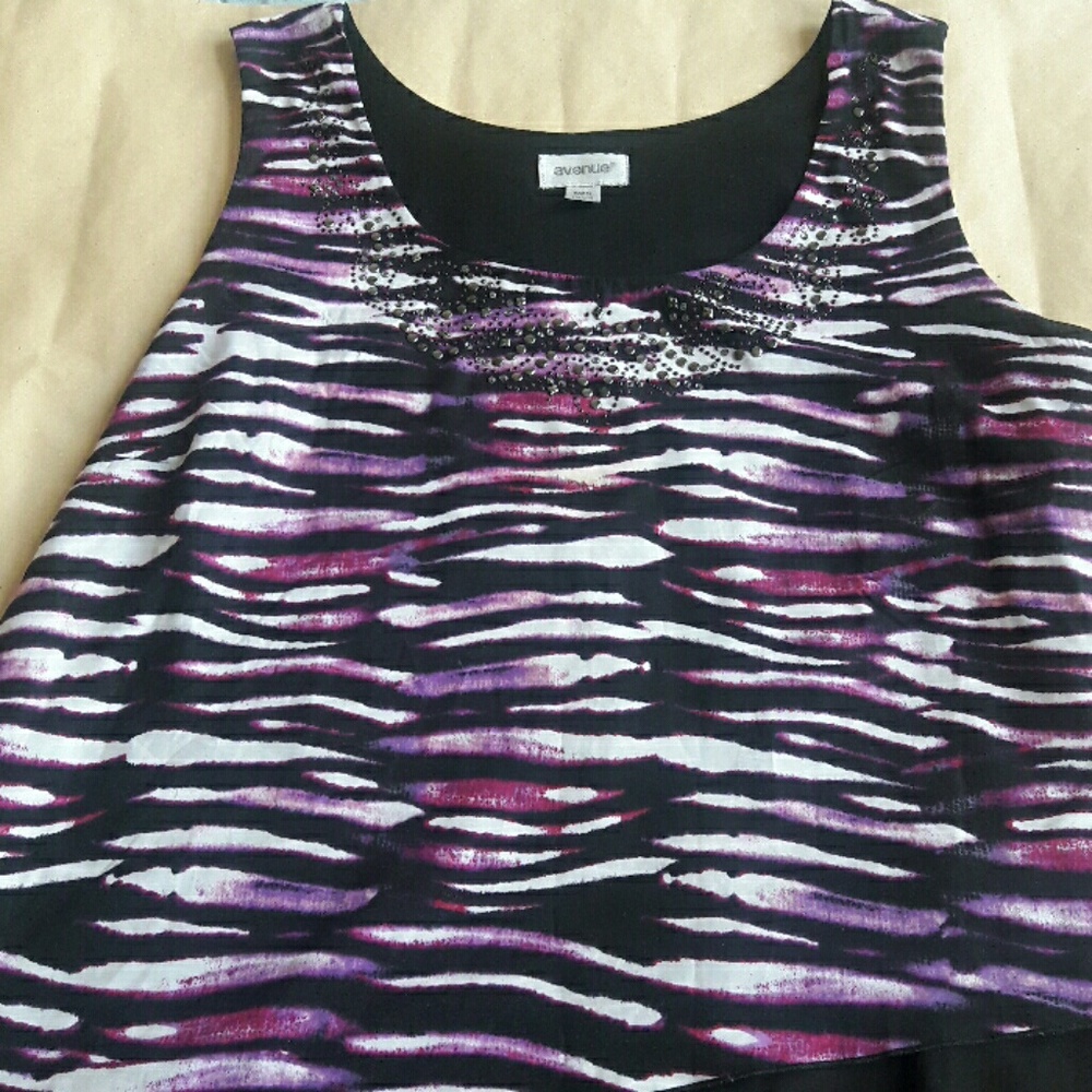 Zebra Print Blouse