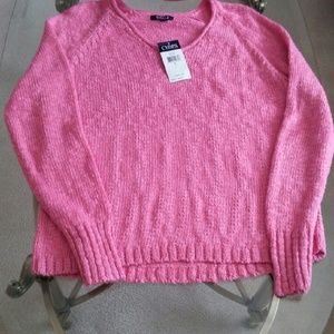 NWT CHAPS PINK SWEATER