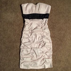 Charlotte Russe light pink strapless dress