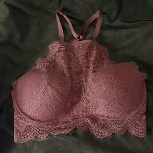 Victoria's secret pink high neck bralette