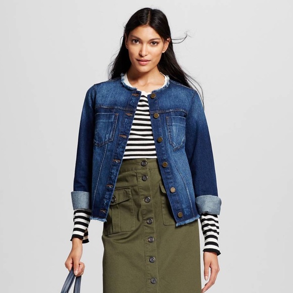 frayed edge jacket