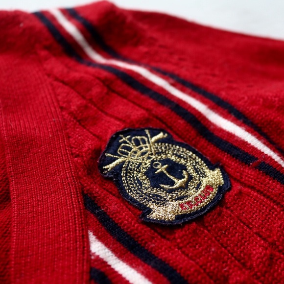 Red Wool Cardigan - Picture 4 of 4