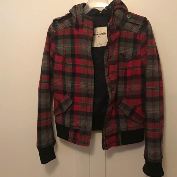 Abercrombie plaid jacket