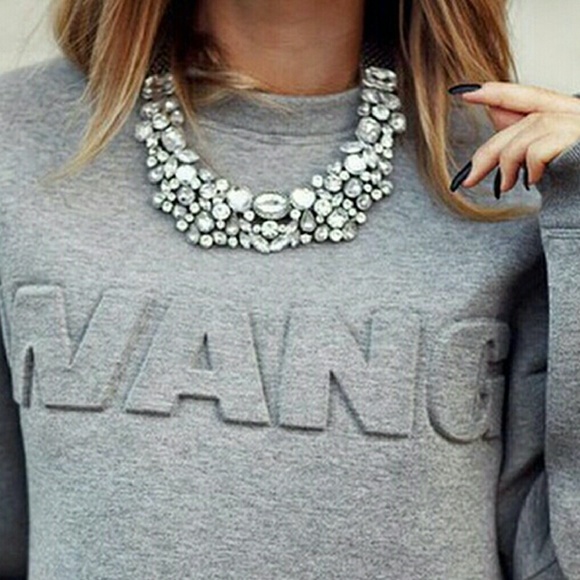 Alexander Wang Sweaters - Alexander Wang x H & M Scuba Crop Sweater