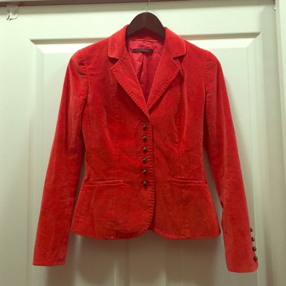 Red Elie Tahari Blazer