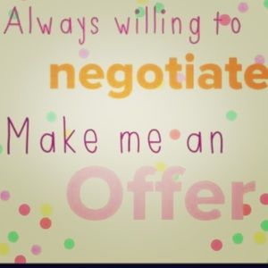 Make an offer on the item you like 👍