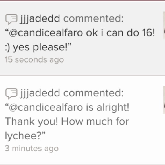 Jouer lip cream in lychee for @jjjaded