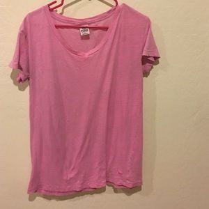 Cute slouchy pink tee