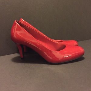 Red Arch Cushioned Heels