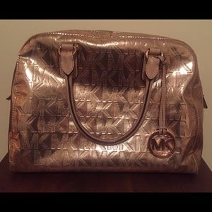 Rose Gold Michael Kors Purse