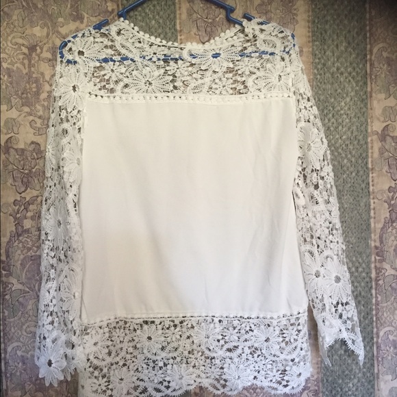 Lace top. Repost